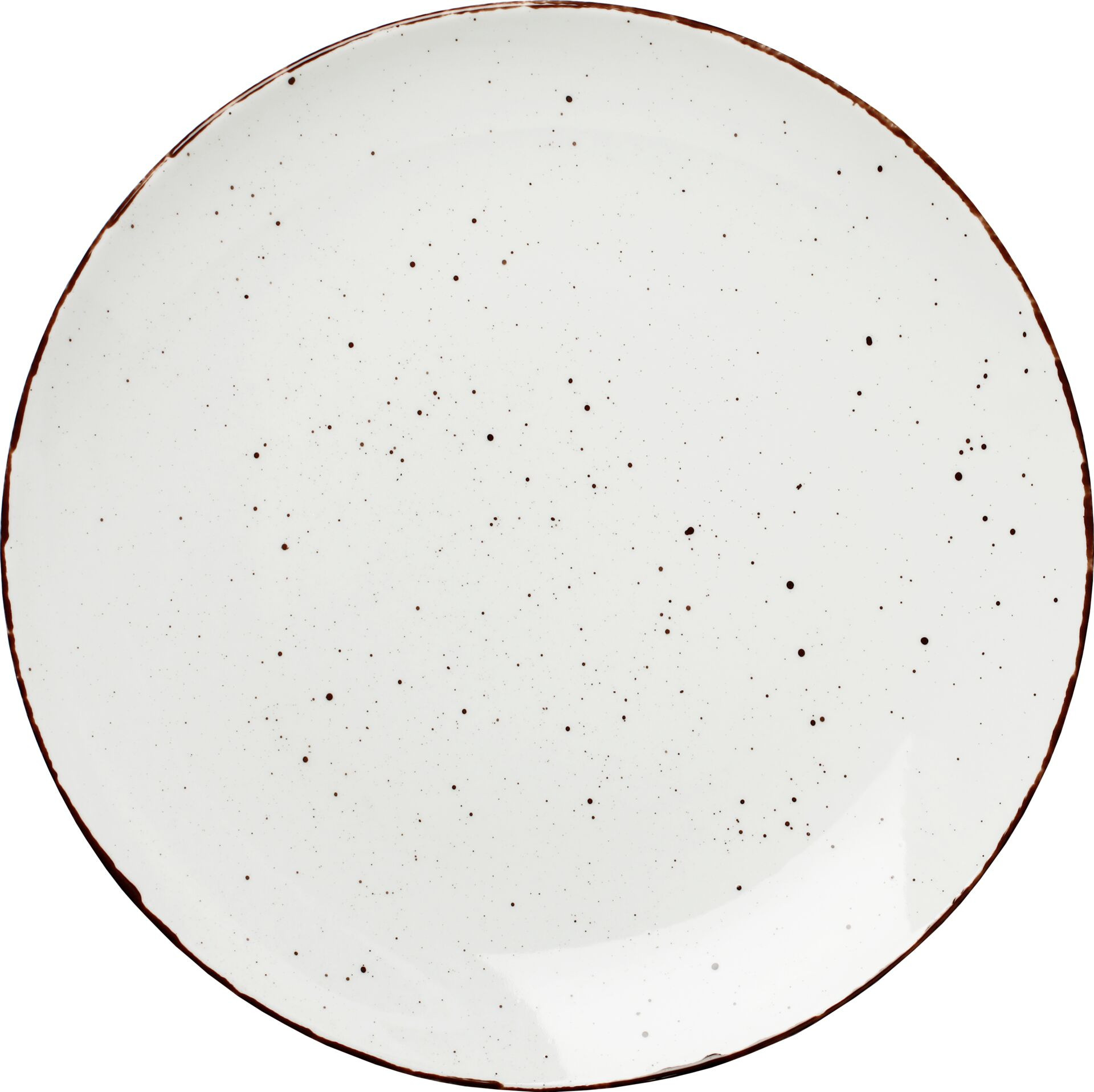 Porzellanserie "Granja" weiß Teller flach Coup-Form, 30 cm